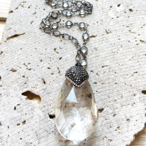 Chandelier crystal necklace