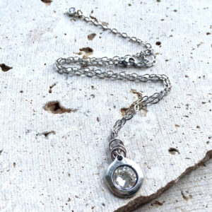 Swarovski silver necklace